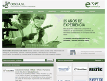 Tablet Screenshot of cosela.es
